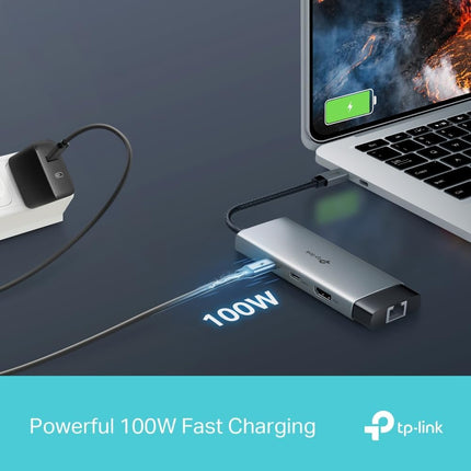 موزع منافذ متعدد الاغراض 6 في 1 | TP-Link UH6120C