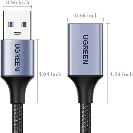 كابل تمديد USB 3.0 ذكر إلى أنثى من Ugreen /US115
