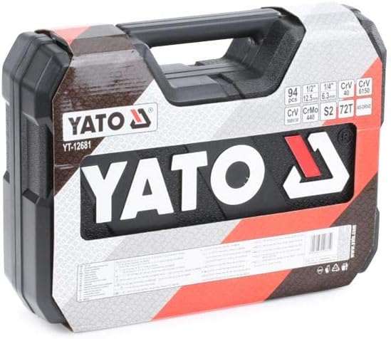 طقم بكس 94 قطعة ضمن شنطةمن ياتو | Yato طقم بكس 94 قطعة ضمن شنطةمن ياتو | Yato