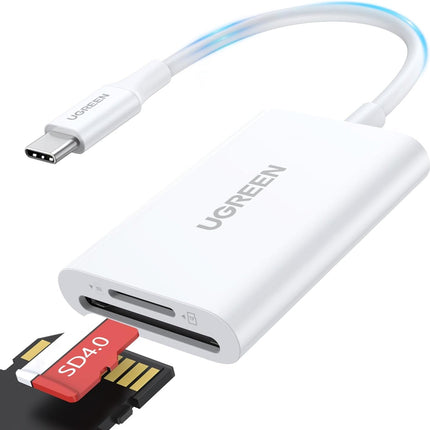 قارئ بطاقات UGREEN 2 في 1 USB-C SD/MicroSD متعدد الألوان/ CM265