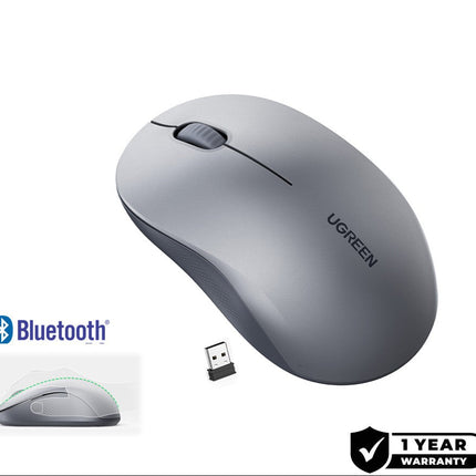 UGREEN Multimode WRLS Mouse 2.4GHZ Bluetooth (Black) / 65773