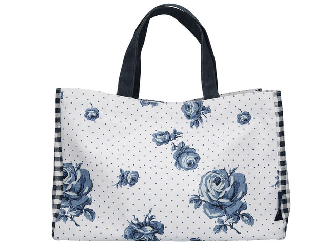 KATIE ALICE VINTAGE INDIGO CANVAS BAG