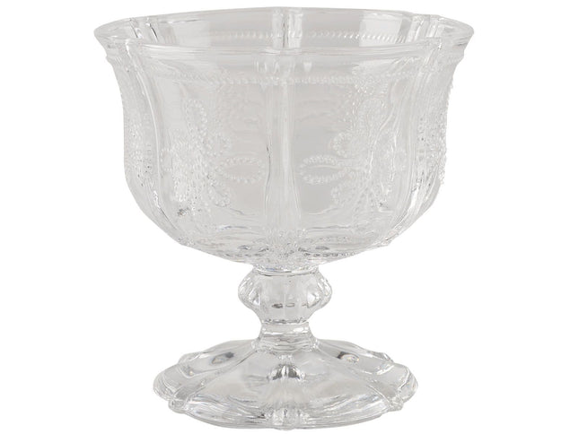 KATIE ALICE VINTAGE INDIGO GLASS SUNDAE DISH