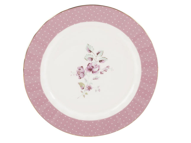 KATIE ALICE DITSY FLORAL SIDE PLATE PINK