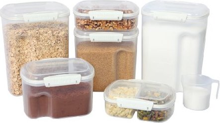 حافظة تخزين حبوب سيستيما 2.4 لتر