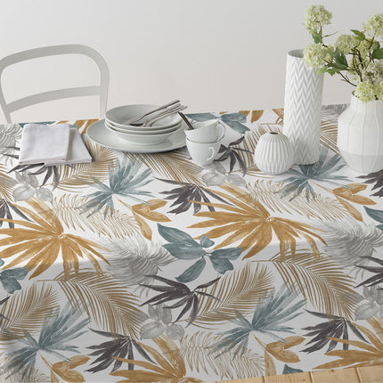 مفرش طاولة عرض 140 سم من Finesse Euronap Prades - بني وأخضر مائل للأزرق