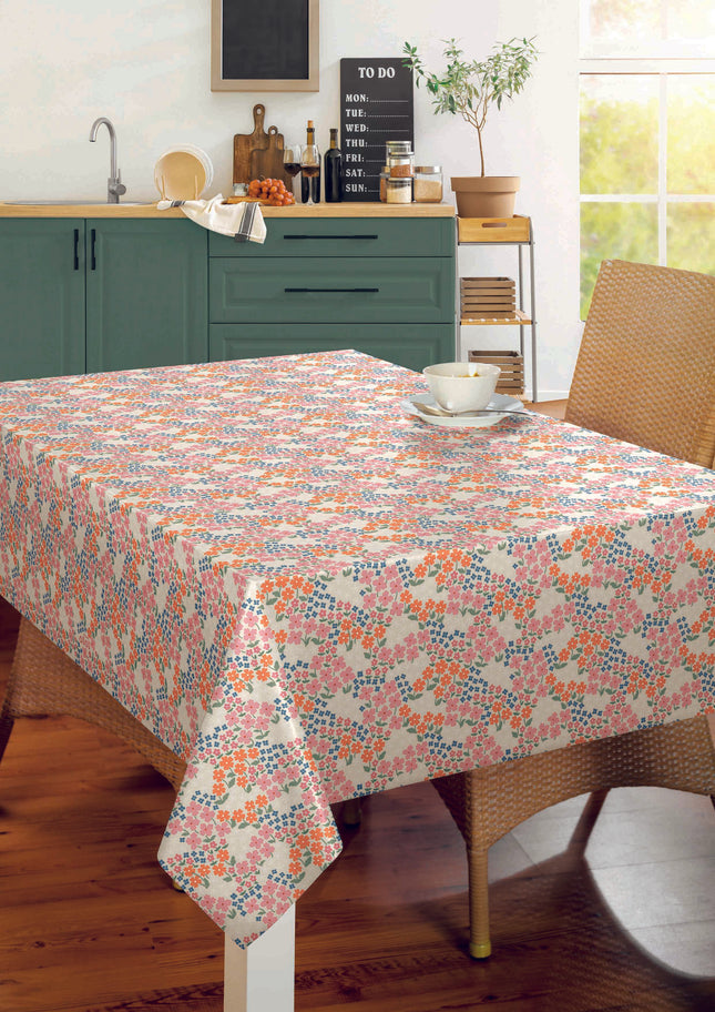 مفرش طاولة عرض 140 سم من Finesse Lola Butterfly - وردي وبرتقالي