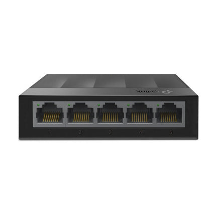 محول شبكة مكتبي TP-Link LS1005G | 5 منافذ بسرعة 10/100/1000 ميجابت في الثانية (أسود)