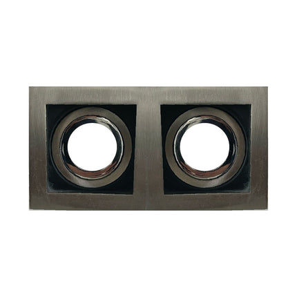 إطار سبوت مربع مزدوج قابل للتوجيه إليكولوكس 9×17 سم نحاسي