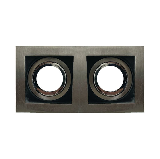 إطار سبوت مربع مزدوج قابل للتوجيه إليكولوكس 9×17 سم نحاسي
