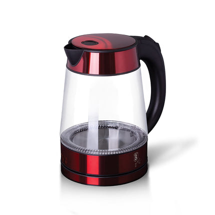 إبريق زجاج كهربائي 1.7 لتر من Berlinger Haus - خمري