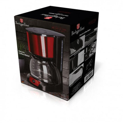 صانعة قهوة كهربائية سعة 1.5 لتر من Berlinger Haus - خمري