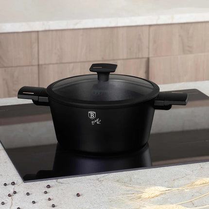 طقم طناجر 10 قطع من  Berlinger Haus - أسود