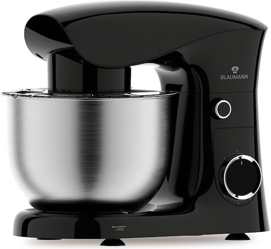 عجانة 4 لتر من Blaumann - أسود وفضي