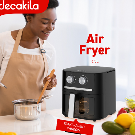 Decakila 6.5L Air Fryer with Transparent Door