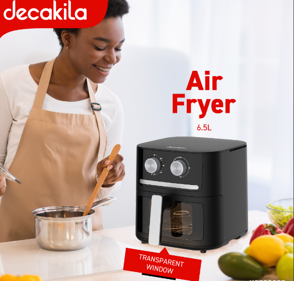 Decakila 6.5L Air Fryer with Transparent Door