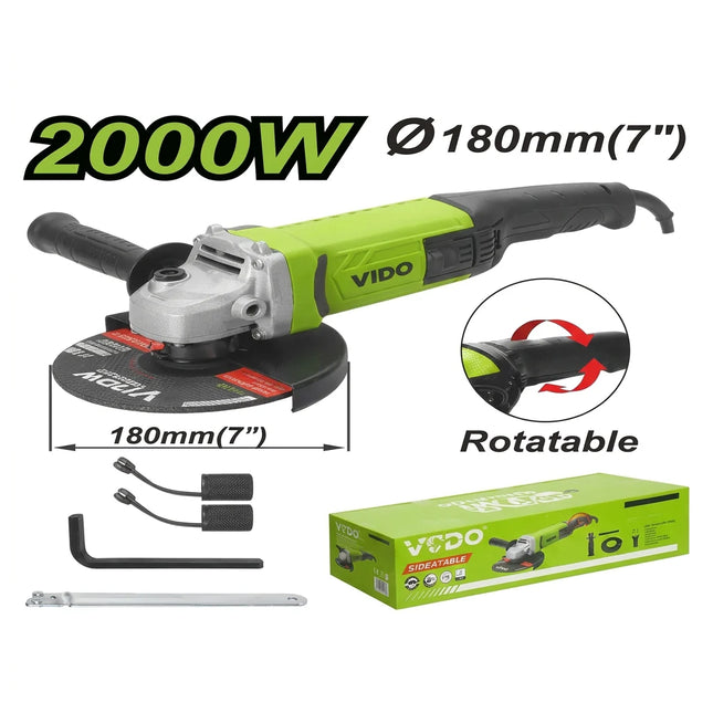 صاروخ قص 5" 2000 واط – جلخ من فيدو (WD010542000)