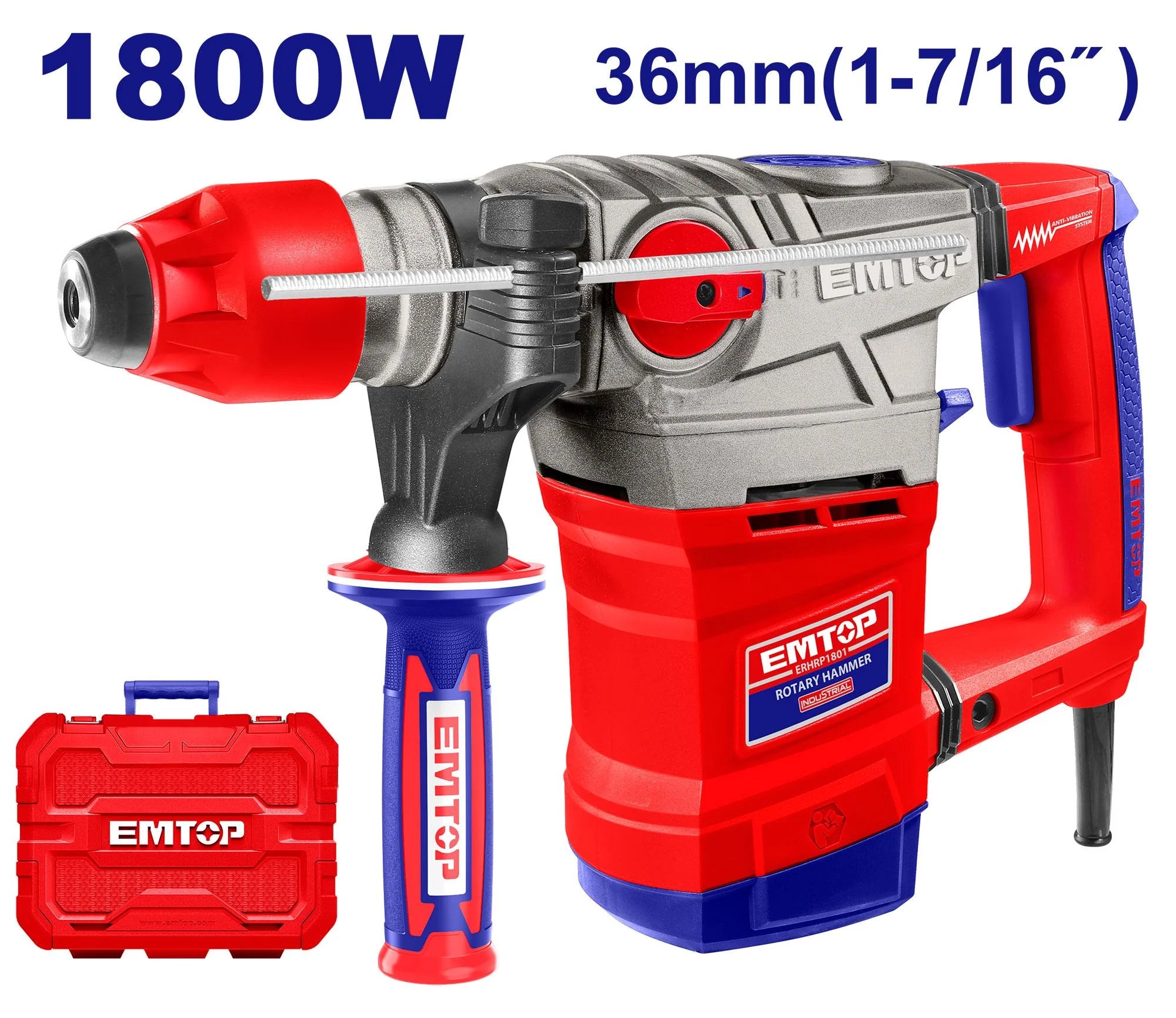 دريل همر EMTOP 1800W 36mm | EMTOP دريل همر EMTOP 1800W 36mm | EMTOP