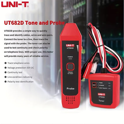 جهاز فحص كابلات الشبكة UNI-T UT682D