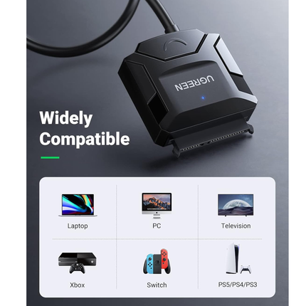 كابل محول القرص الصلب من UGREEN USB إلى SATA (الاتحاد الأوروبي) | 20611