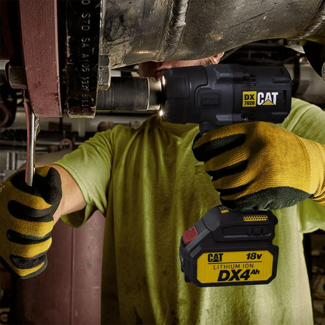 DX7020 درل بوكس 700 نيوتن 1/2 انش  18 فولت مع بطاريتين 4 امبير كتربلر