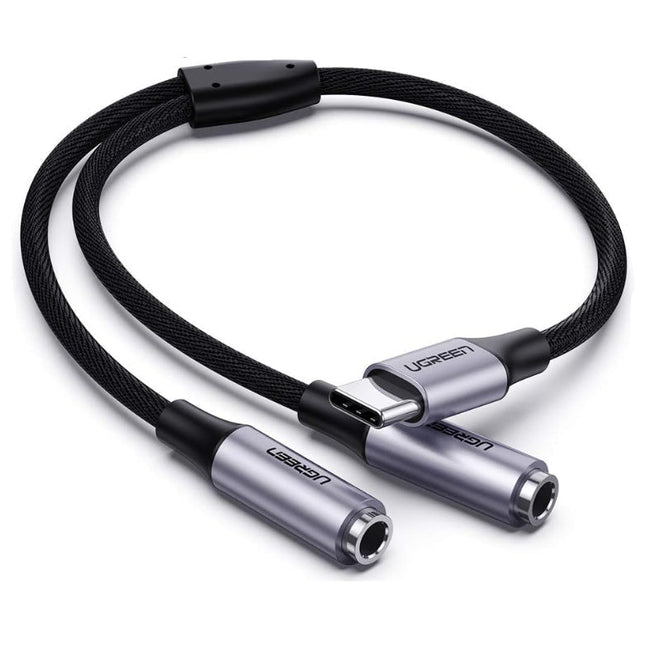 كابل صوت UGREEN من النوع C USB إلى 3.5 ملم أنثى / 30732