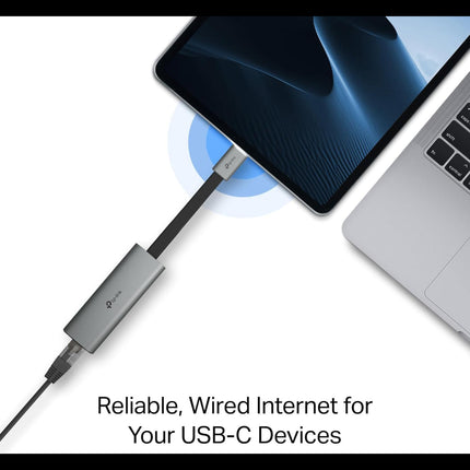 TP-Link UE302C | USB Type-C to 2.5 Gigabit Ethernet Adapter - Space Grey