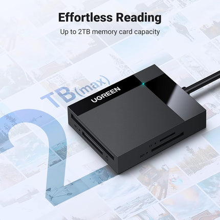 قارئ بطاقات UGREEN 4 في 1 USB 3.0 SD/TF / 30333