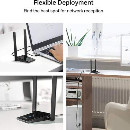 TP-Link Archer TX20U Plus - AX1800 Dual Antennas High Gain Wireless USB Adapter