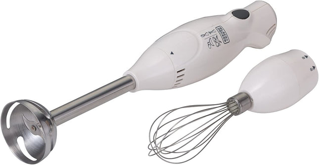 خلاط يدوي بلاك أند ديكر مع  كوب قياس زجاج 500واط