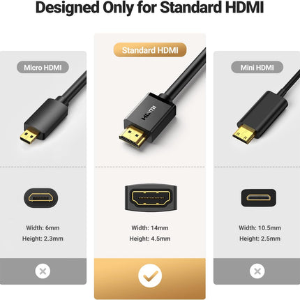 كابل تمديد HDMI 4K من Ugreen (ذكر إلى أنثى) / HD107