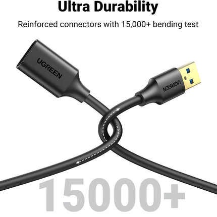 كابل تمديد محول USB-A (ذكر) - USB-A (أنثى) من Ugreen USB 3.0 5Gb/s / US129