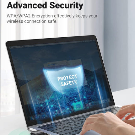 محول يوجرين AC650 11ac لاسلكي ثنائي النطاق USB / 20204
