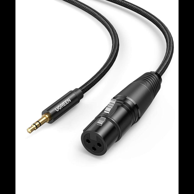 كابل ميكروفون UGREEN 3.5 مم إلى XLR ذكر إلى XLR أنثى /AV182