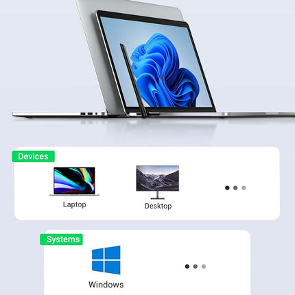 محول واي فاي USB AC650 من يوجرين لأجهزة الكمبيوتر المكتبية بهوائي 6 ديسيبل / 90339