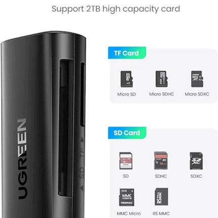 Ugreen USB 3.0 Multi-Function Card Reader (MicroSD/SD Memory Card) /60722