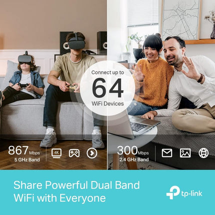 TP-Link Archer MR500 | 4G+ Cat6 AC1200 Wireless Dual Band Gigabit Router