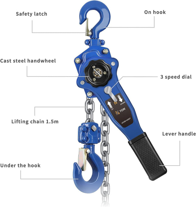 بلانكو رفع جنزير طرطيقة مقاسات