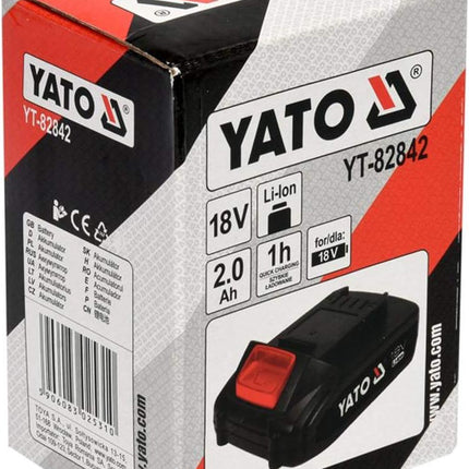 بطارية دريل شحن 18 فولت من ياتو.
