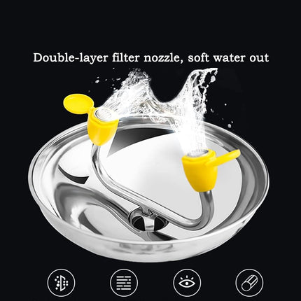 Stainless steel eyewash machine
