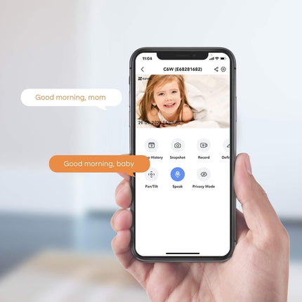 كاميرا متحركة داخلية بدقة 4 ميجا بكسل مع خاصية تتبع مع التكبير | ايزفيز | C6W