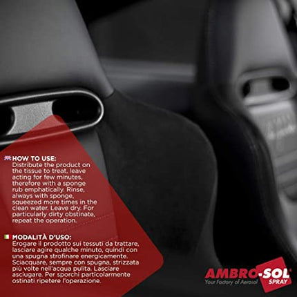 بخاخ ومنظف 400 مل للأنسجة والديكور الداخلي لسيارة من Ambro-Sol