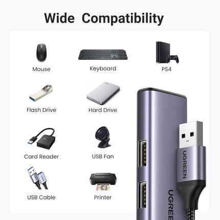 موزع يوجرين 4 في 1 USB 3.0 / 20805