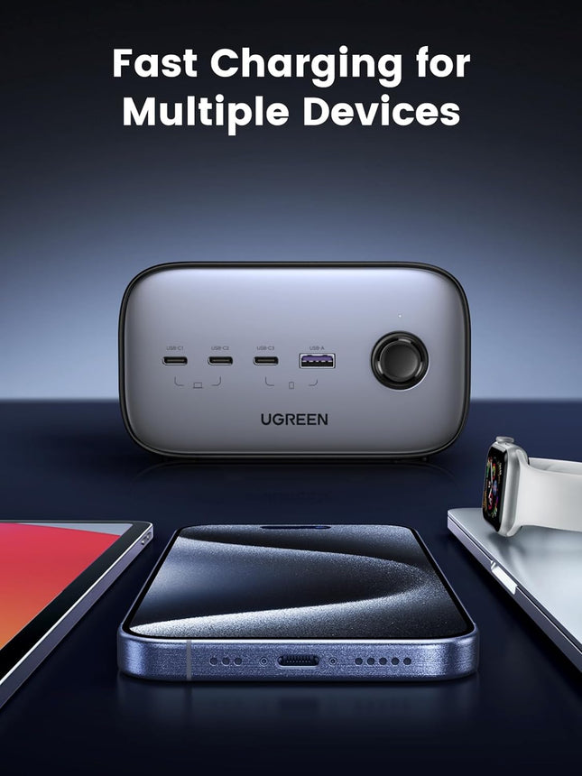 وصلة كهرباء من يوجرين 2 مخرج كهرباء و3 مدخل شحن بقوة 100 واط فيش انجليزي/ 60168