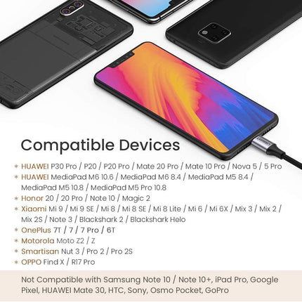 كابل صوت UGREEN من النوع C USB إلى 3.5 ملم أنثى / 30732