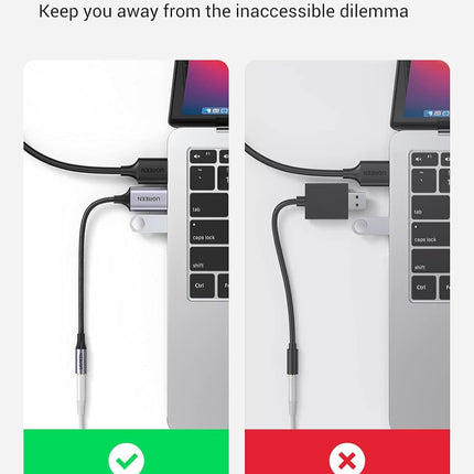محول بطاقة الصوت USB A إلى مقبس صوت 3.5 مم من UGREEN /30757