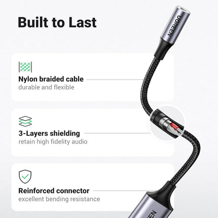 محول بطاقة الصوت USB A إلى مقبس صوت 3.5 مم من UGREEN /30757