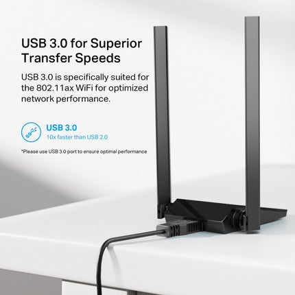 TP-Link Archer TX20U Plus - AX1800 Dual Antennas High Gain Wireless USB Adapter