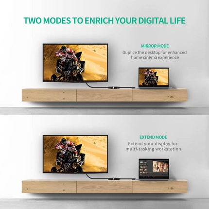 كابل محول HDMI ذكر إلى DVI أنثى من UGREEN بطول 22 سم (أسود) / 20136