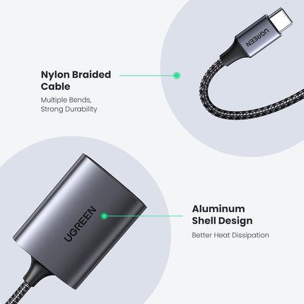 قارئ بطاقات USB C SD 2 في 1 من UGREEN / 80888